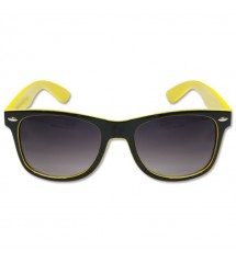 lunette de soleil moon eyes noir et jaune officiel mooneyes -