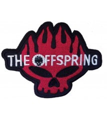 patch-offspring-crane-a-flammes-rouges-11x85-cm-ecusson-thermocollant-rock-roll