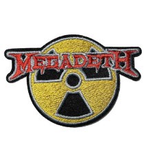 patch megadeth biohazard 9x6 cm ecusson thermocollant rock