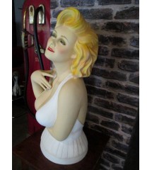 statue buste marilyn monroe 75cm pin up blonde sexy usa