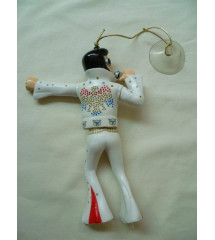 figurine elvis presley dansant pour retroviseur de voiture (blanc) collector figurine elvis presley dansant pour retroviseur de voiture (blanc) collector