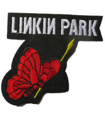 patch linkin park 9x10 cm groupe rock pop ecusson thermocollant