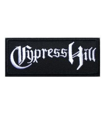 patch cypress hill rectangulaire 9x4 cm groupe hip hop musique ecusson thermocollant