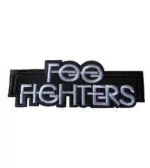 patch foo fighters noir et blanc.