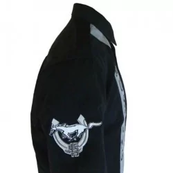 Chemise Homme MUSTANG Style Darien - Coupe Décontractée, Coton Pur, Poche Poitrine Plaquée - Look Casual
