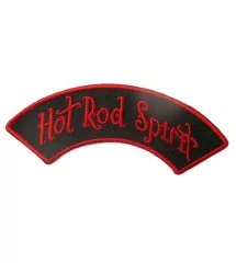 patch hot rod spirit banderole noir rouge