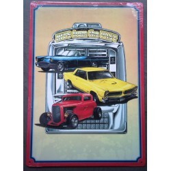 plaque hits from the past 3 voitures americaines tole publicitaire usa