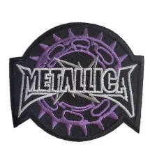 patch metallica logo violet...