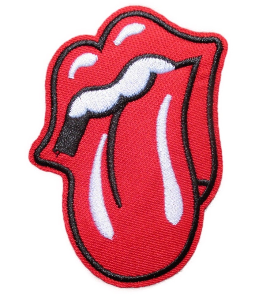 patch groupe rock n roll the stones langue rouge
