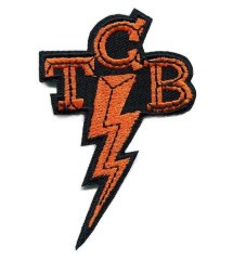 patch TCB pour les fans du king elvis presley 8x5cm ecusson thermocollant rock