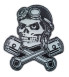 patch crane aviateur ou motard piston ? ecusson rock roll