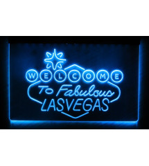 advertising plexi fabulous las vegas LED rgb multicolor remote control 30x22 cm advertising plexi fabulous las vegas LED rgb multicolor remote control 30x22 cm