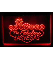 advertising plexi fabulous las vegas LED rgb multicolor remote control 30x22 cm advertising plexi fabulous las vegas LED rgb multicolor remote control 30x22 cm