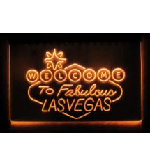 advertising plexi fabulous las vegas LED rgb multicolor remote control 30x22 cm advertising plexi fabulous las vegas LED rgb multicolor remote control 30x22 cm
