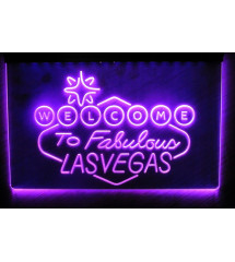 advertising plexi fabulous las vegas LED rgb multicolor remote control 30x22 cm advertising plexi fabulous las vegas LED rgb multicolor remote control 30x22 cm