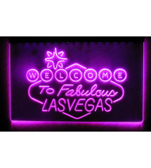 advertising plexi fabulous las vegas LED rgb multicolor remote control 30x22 cm advertising plexi fabulous las vegas LED rgb multicolor remote control 30x22 cm