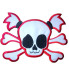 Big patch girl duvet pirate back jacket 20cm badge