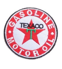 patch texaco motor oil ecusson thermocollant veste chemise