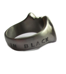 bague johnny cash taille 9us tete fan musique country rock