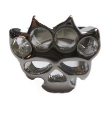 bague crane poing americain taille 9us tete de mortfan motorcycle chevaliere