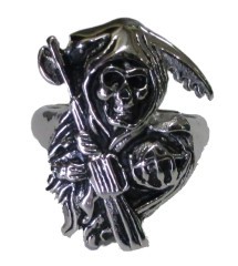 chevaliere 11US son's of anarchy la mort inox bague homme SOA