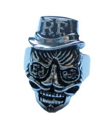 Knight Ed Roth Rat Fink 7.5 US Stainless Steel Men's Ring Kustom Kulture Knight Ed Roth Rat Fink 7.5 US Stainless Steel Men's Ring Kustom Kulture