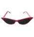 Sunglasses woman cat eye rhinestones dark pink pin up