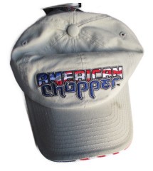 casquette american chopper beige biker motard adulte homme