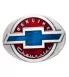 Men's red and blue Chevrolet Genuine belt buckle