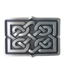 boucle de ceinture celtic grise couleur alu dessin celtes homme femme