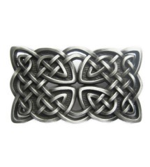 boucle de ceinture celtic dessin et croix alu homme femme