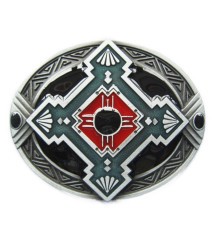 boucle de ceinture celtic celte ronde coloré homme femme ceinturon