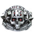 boucle de ceinture Lucky 13 tattoo your soul crane tete mort