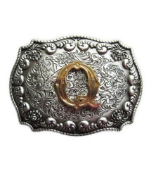 boucle de ceinture initial Q lettre prénom homme femme