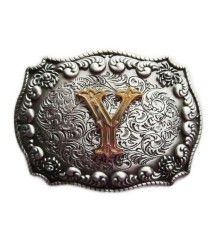 boucle de ceinture initial Y lettre prénom homme femme