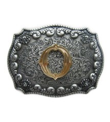 boucle de ceinture initial O lettre prénom homme femme