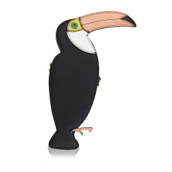 sac a main en forme de toucan idéal pin up rockab collectif