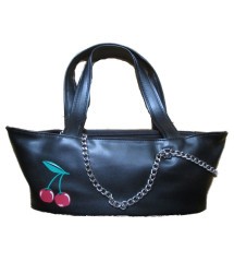 Handbag Cherry Boat Rockabily Pin Up Rock Roll Purse