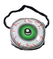 Handbag rockabilly round eye green rock roll trash punk