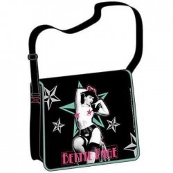 Bettie Page canvas handbag ideal pin up retro rockab