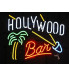 néon publicitaire hollywood bar verre a cocktail pub diner restaurant