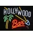 néon publicitaire hollywood bar verre a cocktail pub diner restaurant