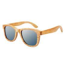 lunette de soleil bois véritable bambou verre fumé noir et son coffret