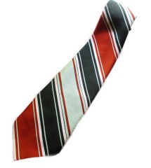 retro cravate ancienne rockabilly verte blanc rouge old