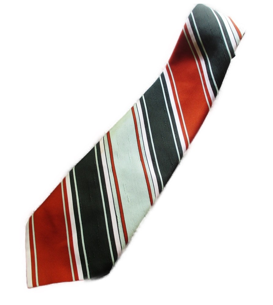 retro cravate ancienne rockabilly verte blanc rouge old