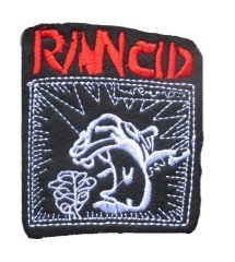 patch groupe hard rock rancid 8x7 cm écusson thermocollant veste chemise