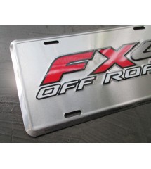 plaque d'immatriculation fx4 off road tole usa en relief license plate