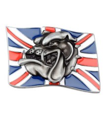 boucle de ceinture drapeau anglais bulldog flag union jack