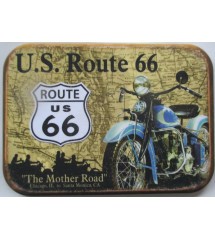 magnet 8x5.5 cm motorcycle road 66 mother road usa deco garage kitchen bar dinner loft fridge