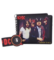 ACDC highway to hell wallet imitation leather hard rock group